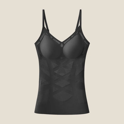 ShapeSmooth™ Camisole 💖 — Built-In Bra, Sculpted Confidence